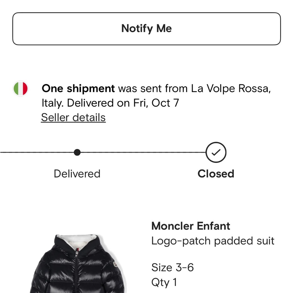 Moncler Enfant Padded Suit - Picture 8 of 9